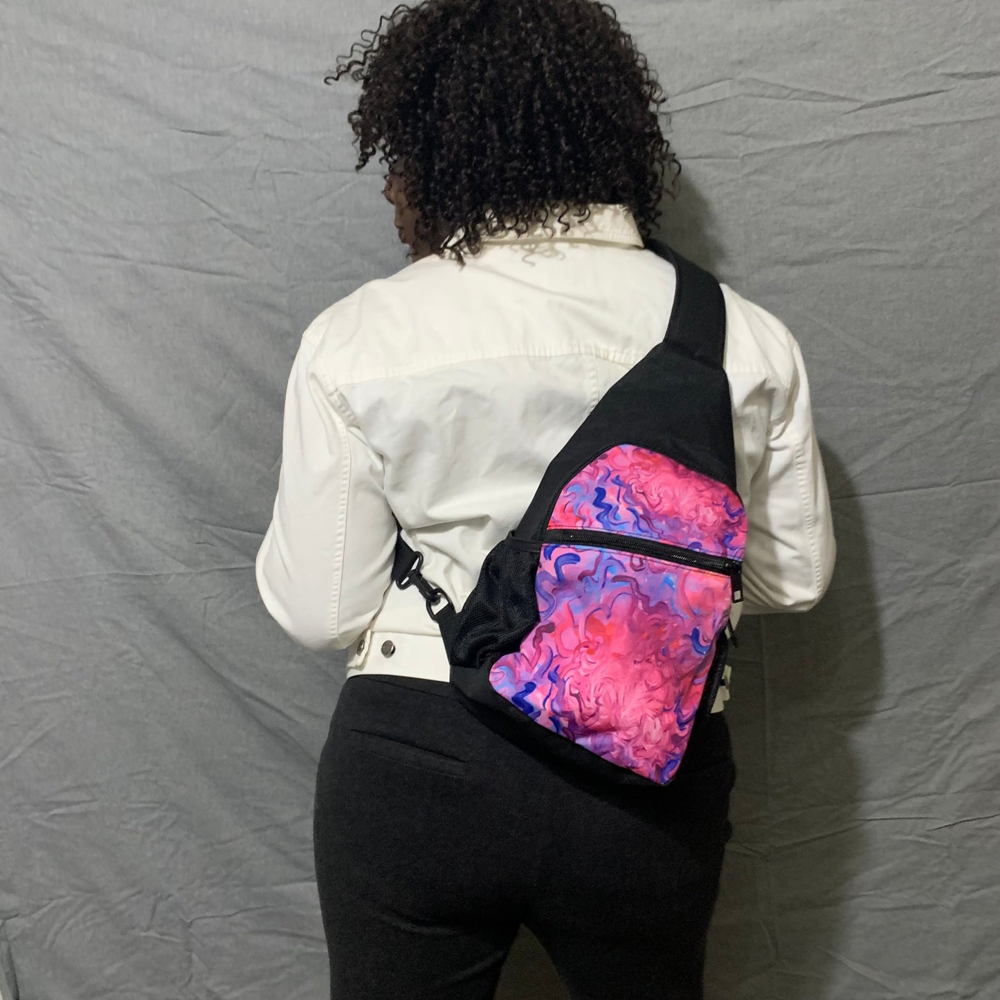 Sticky Insides Cross-Body Bag | Wearable Art by Jam